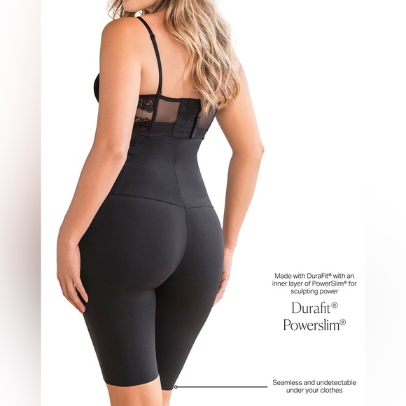 Leonisa Women's Extra High Waisted Firm Shaper Shorts Beige Shapewear Bo… - Picture 3 of 3